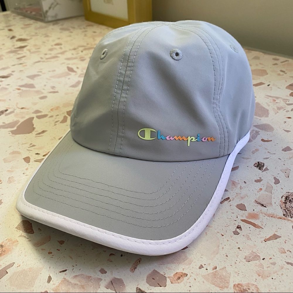 Champion lightweight running hat cap strap back adjustable